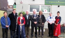 At the opening of the Korean Information Centre in New Maldon (photo: Ken Smith)