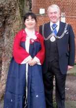 At the opening of the Korean Information Centre in New Maldon (photo: Ken Smith)
