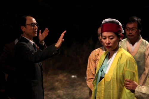 An evangelical minister tries to exorcise Kim Geum-hwa