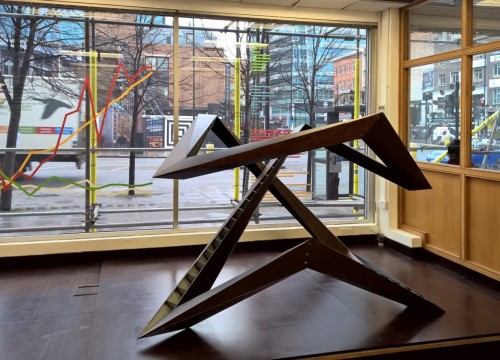 JOHO Architecture: model for Endless Triangle, 2014, on display at The Cass (Photo: LKL)