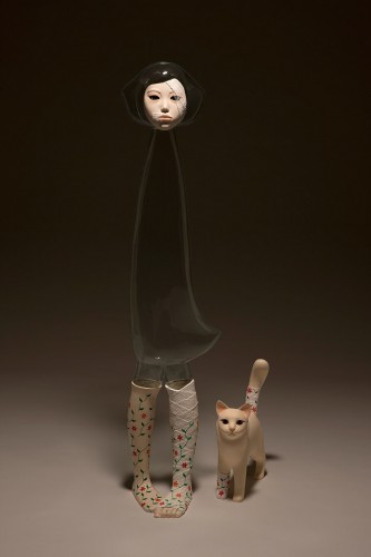 Yu Jinyoung: I'm OK - 3, Detail, 2009  PVC, Mixed Media