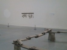 (on wall): Lee Seung-taek: Godret Stone (1958)