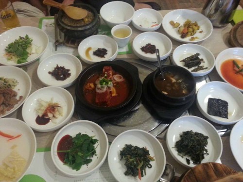 Dinner at Daebo Myeongga in Suyudong