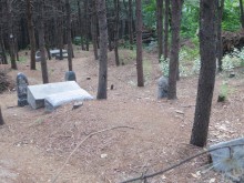 The less well-preserved tombs on Choansan are rather melancholy