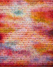 Chun Kwang-young, Aggregation 14-NV058 (2014). Hanji, 163 x 131cm. At Skipwiths.