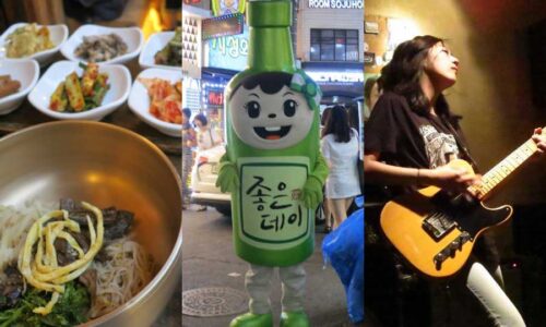 Images from the Hongdae area