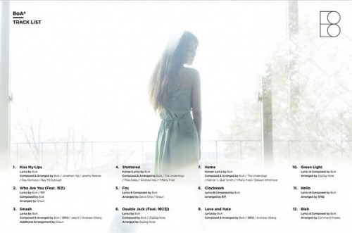 BoA 8 tracklist