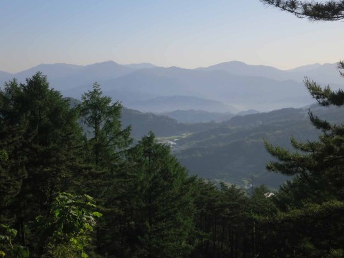 The view from the Jirisan Dullegil