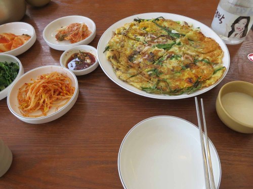 Pajeon and dongdongju