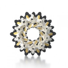 Misun Won: Circular Ovals brooch 