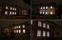 Ephemeral, outdoor projection mapping installation, dimension variable, 2015