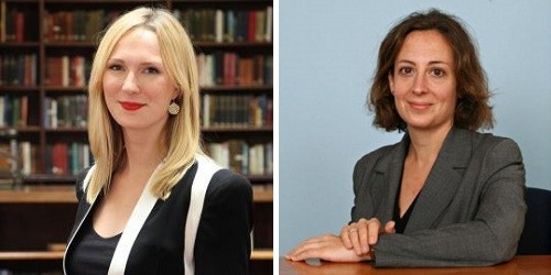 Andrea Berger (left) and Maya Lester