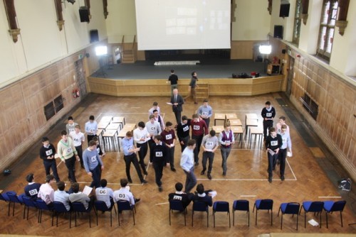 Junebum Park's project in progress at Tonbridge School