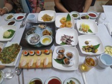 Sashimi dinner in Sancheong