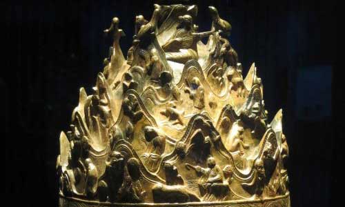 Baekje Gilt-bronze incense burner
