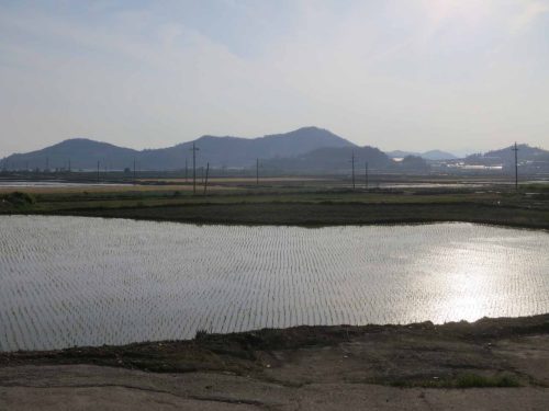 The view southwards from Yun Du-seo's village