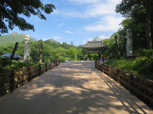 The first entrance to Daeheungsa Temple