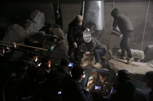 Shooting the movie