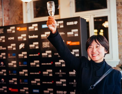 Lee Kyoung-mi after the screening (photo: KCCUK)