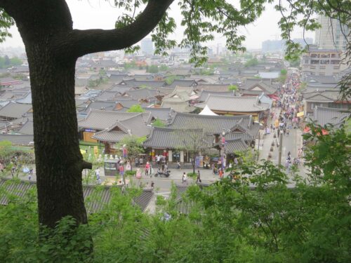 Jeonju's famous hanok village