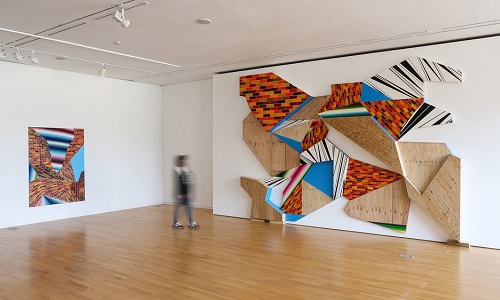 Kyung Hwa Shon: Fragments of the Seoul Landscape (left) and Psychogeographic Contemporary Abstract Landscapes (right)