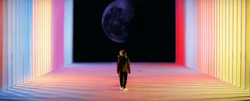 Darkness absorbs light in “DNA”