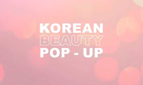 K-beauty pop-up