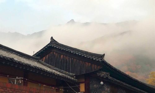 Early morning clouds, Pyochungsa