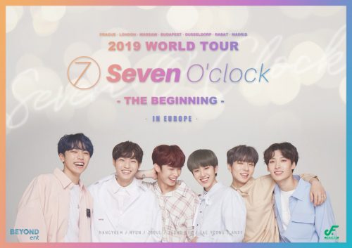 Seven O'clock Europe tour poster