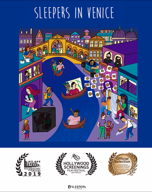 Sleepers in Venice poster