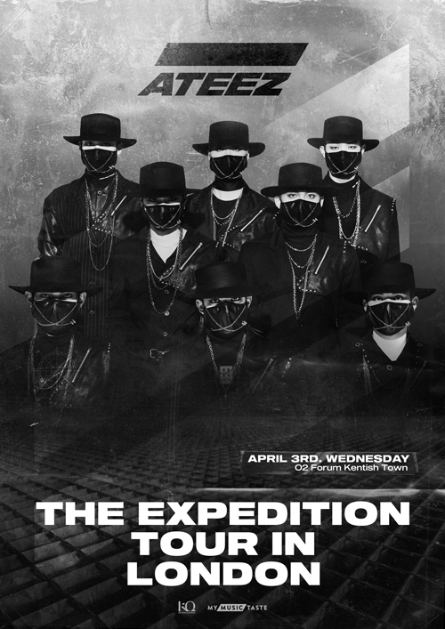 ATEEZ London concert poster
