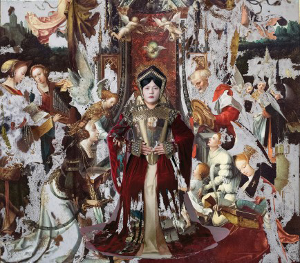 bae Chan-hyo: Jumping into, The Virgin and Child Enthroned