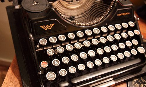 Continental typewriter