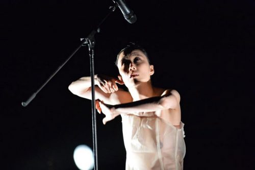 Kim Bora performs A Long Talk to Oneself (photo © KCCUK)