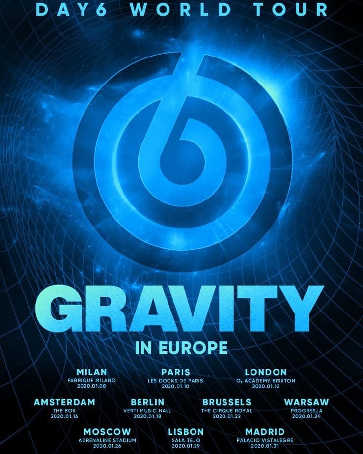 Day6 Gravity Tour poster