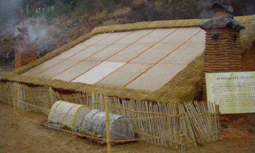 The exterior of the Sanga Yorok Greenhouse