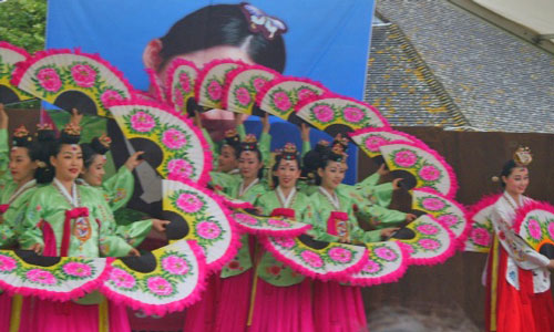 Fan Dance at Kingston Korean Festival