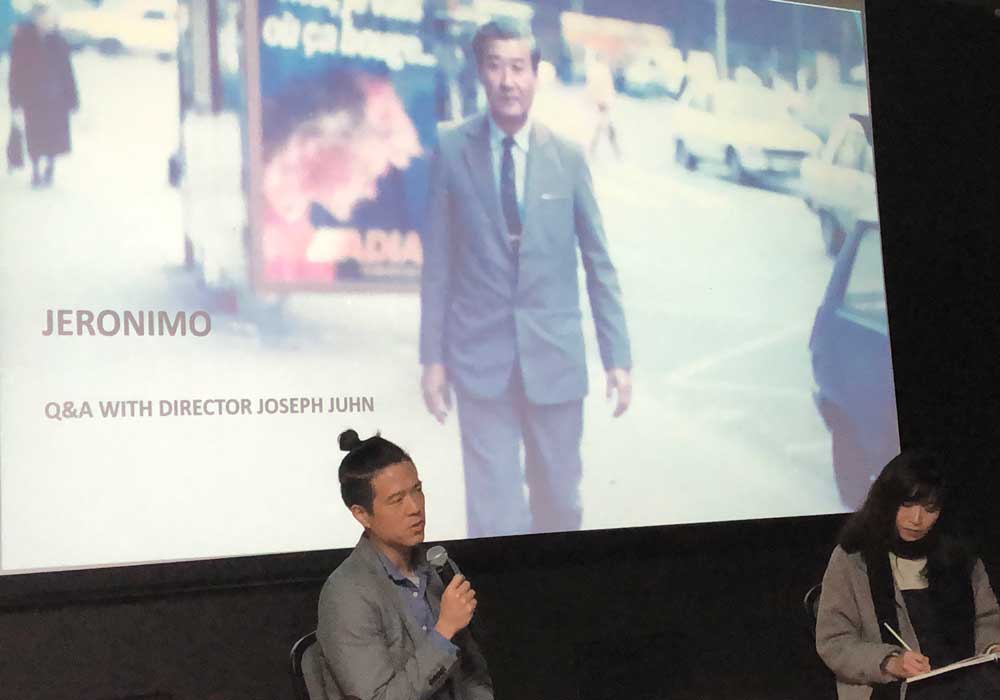 Director Joseph Juhn with the KCC's Hyun-jin Cho