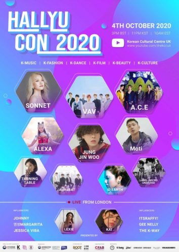 Hallyu Con 2020 Line-up