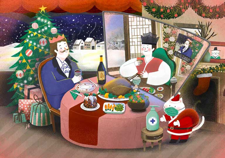 LKL Christmas card 2020 - the Covid edition