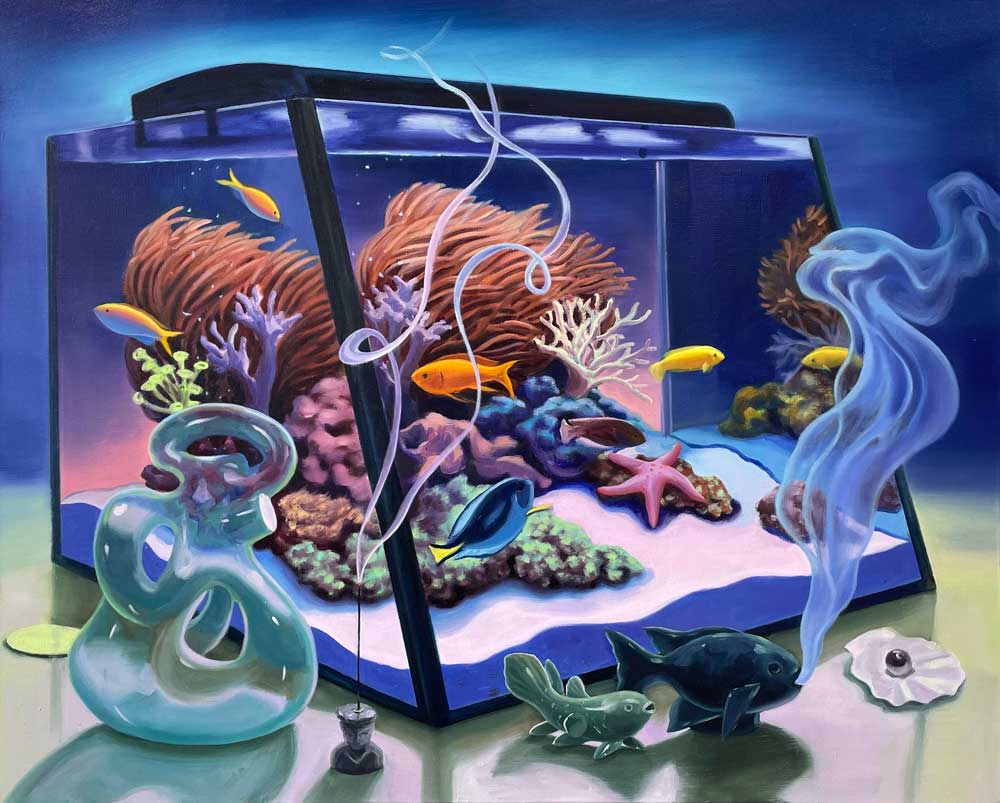 Minyoung Choi Still Life with Fish Tank