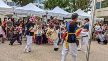 The final percussion performance