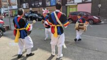 The final percussion performance