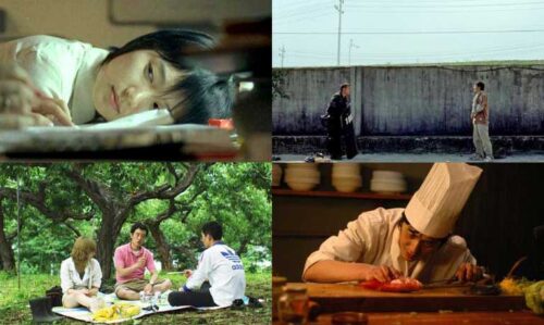 scenes from the four short films