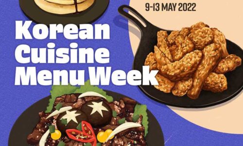 Korean menu week graphic