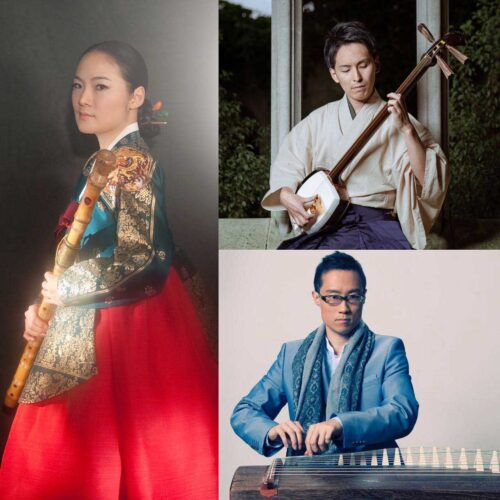 Hibiki Ichikiwa (Shamisen), Hyelim Kim (Daegeum), Jason Lau (Guzheng)