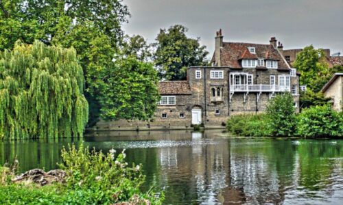 A view of Darwin College Cambridge