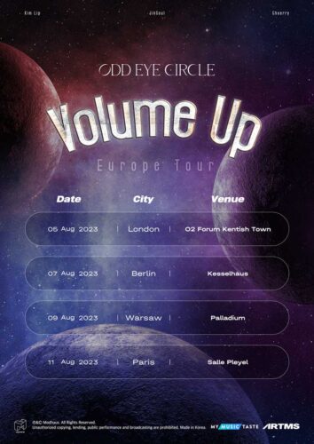 Volume Up tour poster