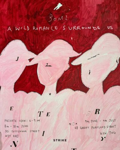 Poster for Bomi Kim exhibition