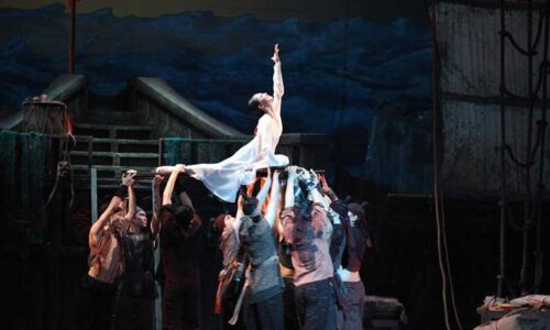 Scene from the ballet Shim Chung